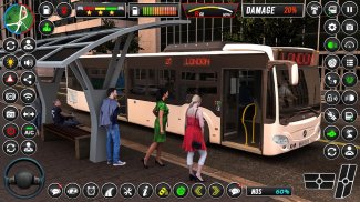 City Coach Bus Driver Bus Game screenshot 3