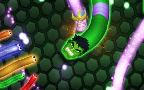 Crawl Superhero Worms: Slither Mask Snake io Games screenshot 4