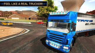 欧洲卡车模驾驶拟器2018年 - Truck Driver Simulator screenshot 5