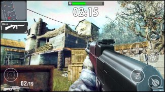 Call of the army ww2 Sniper: Free Fire war duty screenshot 3