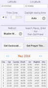 Monthly Prayer Timetable screenshot 5