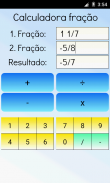 Calculadora fração screenshot 0