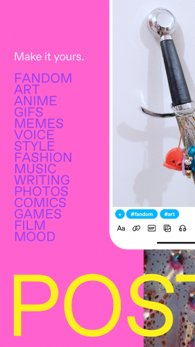 Tumblr—Fandom, Art, Chaos screenshot 2