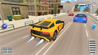 在 汽车 驾驶 游戏 ： 极端 赛跑 上 高速公路 screenshot 0