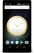 Luxury Golden Clock Live Wallpaper screenshot 2