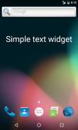 Simple Text Widget screenshot 0