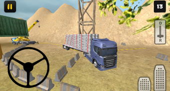 Construction Truck 3D: Prefab Transport screenshot 3