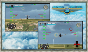 Bất Airplane Simulator 3D screenshot 2