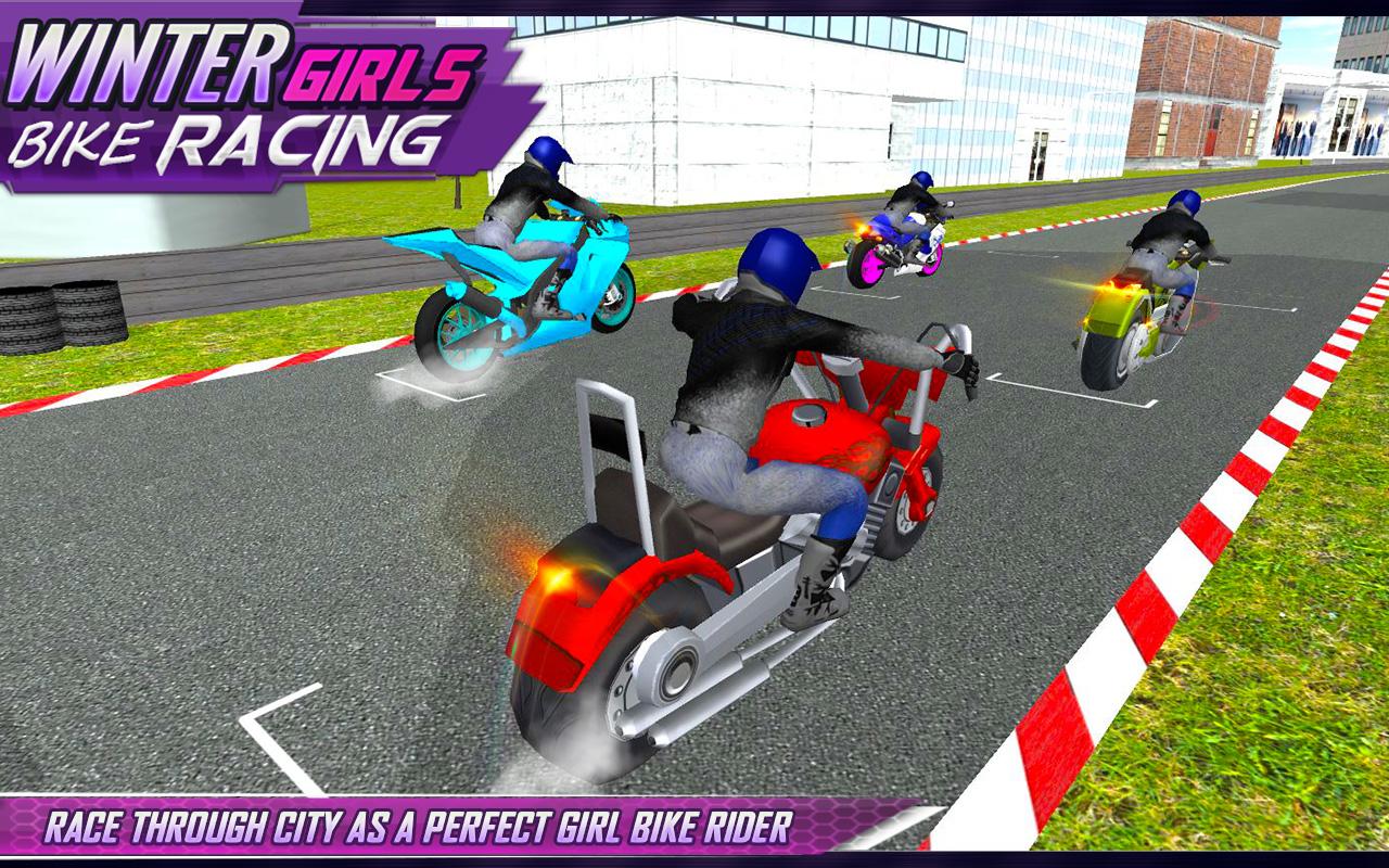 girls bike racing