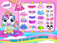 My Baby Unicorn 2 - New Virtual Pony Pet screenshot 1