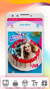 Name photo on Birthday Cake Maker screenshot 3