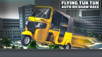 Flying Tuk Tuk Auto Rickshaw screenshot 1