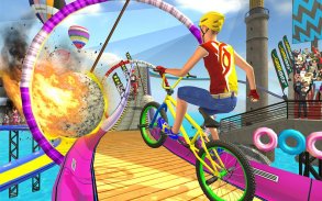 BMX Cycle Stunt Mountain Bicycle Race: Stunt Rider screenshot 3