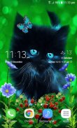 Butterfly Cat Live Wallpaper screenshot 1