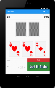 Let It Ride - A Fun and Easy Poker Style Card Game screenshot 1