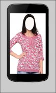 Women Short Kurta Tops Photo screenshot 3