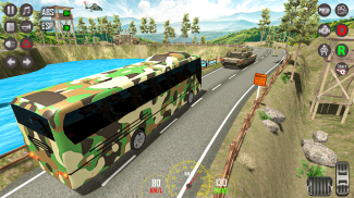 Game bus tentara bus militer screenshot 4