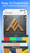 3D Logo Maker and Logo Creator screenshot 1