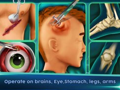 การผ่าตัด หมอ เครื่องจำลอง เกม screenshot 10