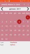Calendario 2017 Italia screenshot 1