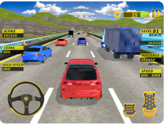 High Speed Traffic Car Driving Road Race Simulator screenshot 5