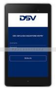 DSV Air & Sea - Milestone Entry App screenshot 1