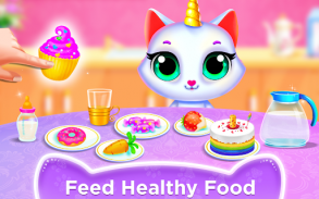 Unicorn Cat Princess Baby Game screenshot 16