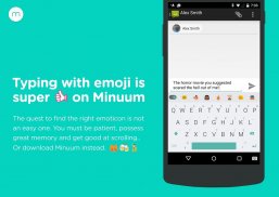 Minuum Keyboard + Smart Emoji screenshot 2