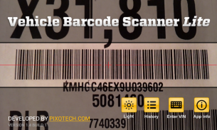 Vehicle Barcode Scanner Lite screenshot 0