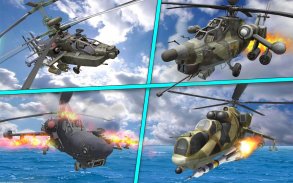 🚁 Gunship Frappe d'hélicoptères 🚁 Bataille 3D screenshot 3