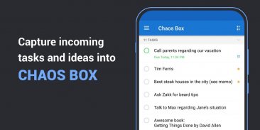 Chaos Control: GTD Organizer & Task List Manager screenshot 7
