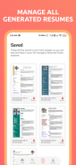 ResumeX: استئناف التطبيق صانع screenshot 5