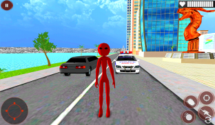 Stickman Monster Rope Hero: City Crime Simulator screenshot 5