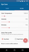Eye Care - Filter and Timer screenshot 1