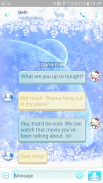 Next SMS skin (Snow song) screenshot 4