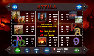 Attila Slot screenshot 1