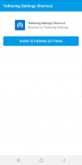 Tethering Settings Shortcut screenshot 0