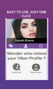 Viber Who : Who viewed My viber Profile screenshot 2