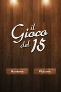 Gioco del 15 con foto screenshot 0