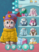 Knittens - клубки и котики, три в ряд screenshot 0