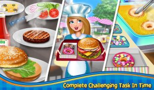 verrückt Burger Kochen Spiel: Koch Geschichten screenshot 11