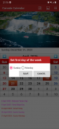 Canada Calendar 2024 screenshot 6