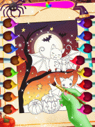 Halloween Coloring Book Game screenshot 1