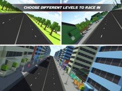 Blocky Pixel Traffic Racer screenshot 4