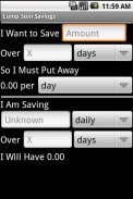 Lump Sum Savings Free screenshot 3