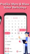 Kalender Menstruasi, Kalkulator Ovulasi - PinkBird screenshot 2