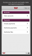 Westpac Corporate Mobile screenshot 5