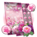 Pink Flower Bokeh Launcher icon