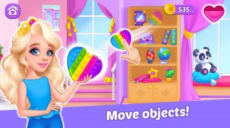 Princess doll home Paper game screenshot 18