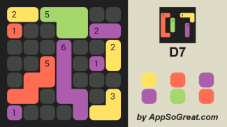 D7: pack the coloured Dominoes screenshot 4